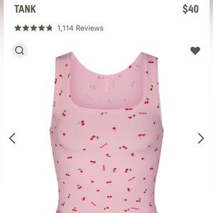 SKIMS ‘Cherry Blossom’ Soft Lounge Tank